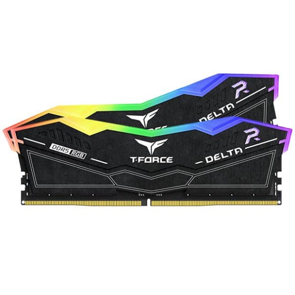 32GB ( 16×2 ) TeamGroup Delta RGB DDR5 6400MHz CL32 – Black