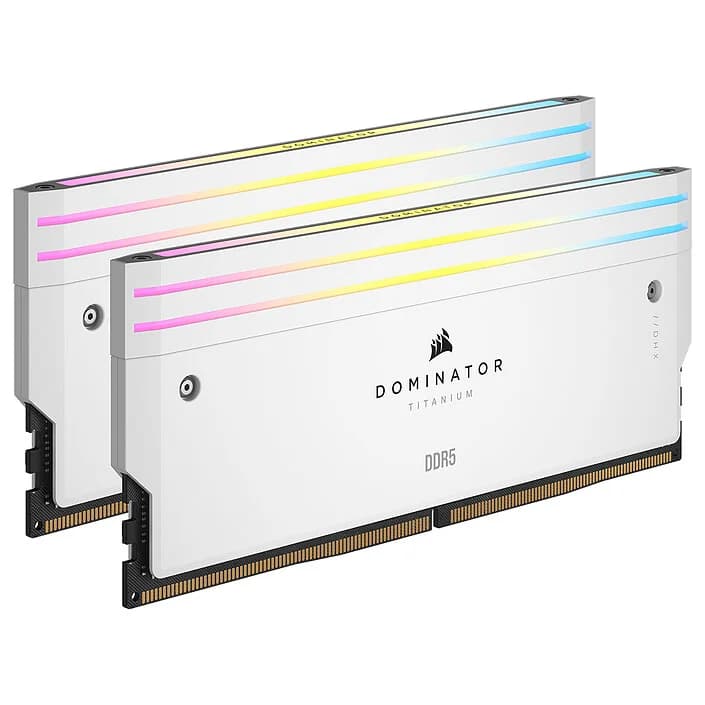 Corsair Dominator Titanium RGB – 32 Go (2×16 Go) DDR5-6000 MHz