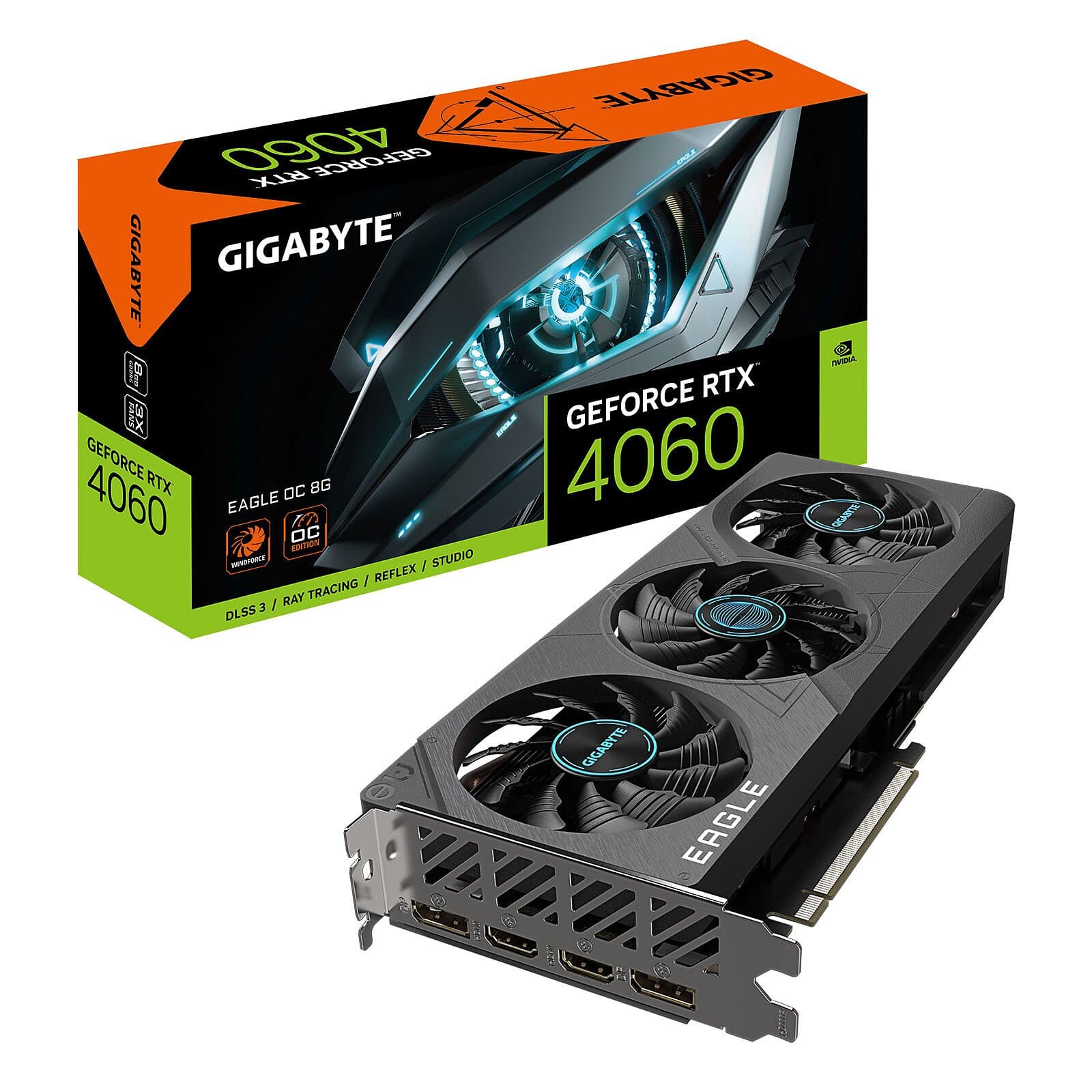 GIGABYTE GeForce RTX 4060 EAGLE 3X OC