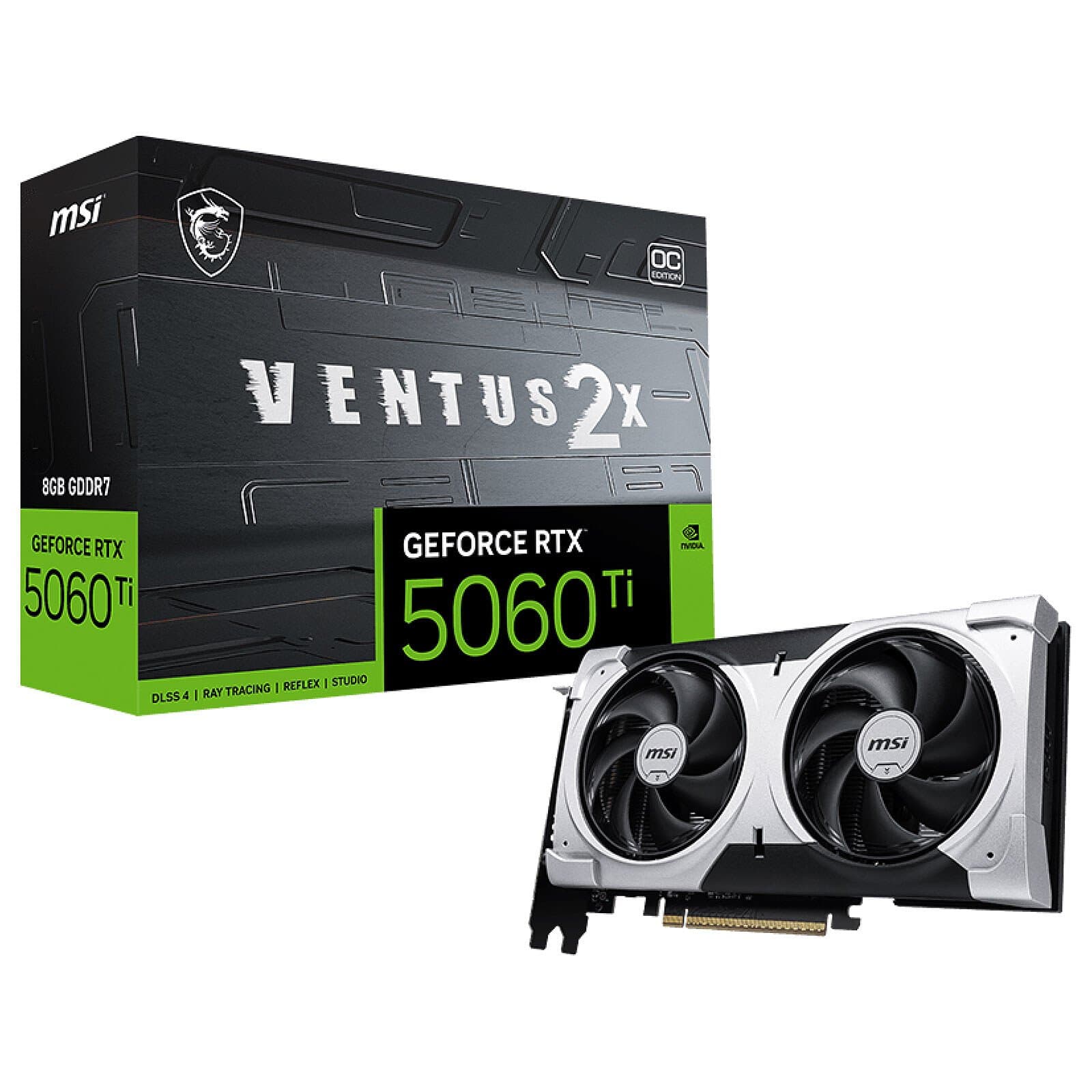 MSI GeForce RTX 5060 Ti 16GB VENTUS 2X PLUS OC