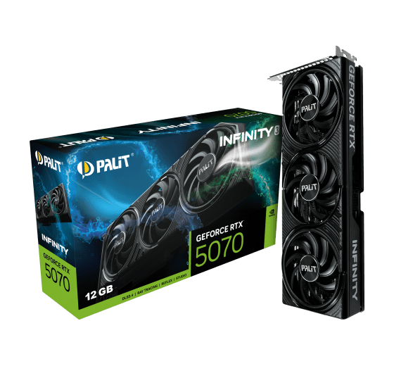 PALIT NVIDIA GeForce RTX™ 5070 12GB Infinity 3 FAN TRAY