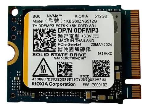 KIOXIA BG6 1TB NVMe Gen4 | M.2 2230 Mini | OCCASION