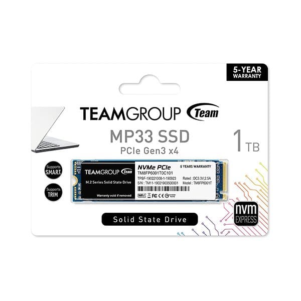 1TB TeamGroup MP33 M.2 PCIe NVMe