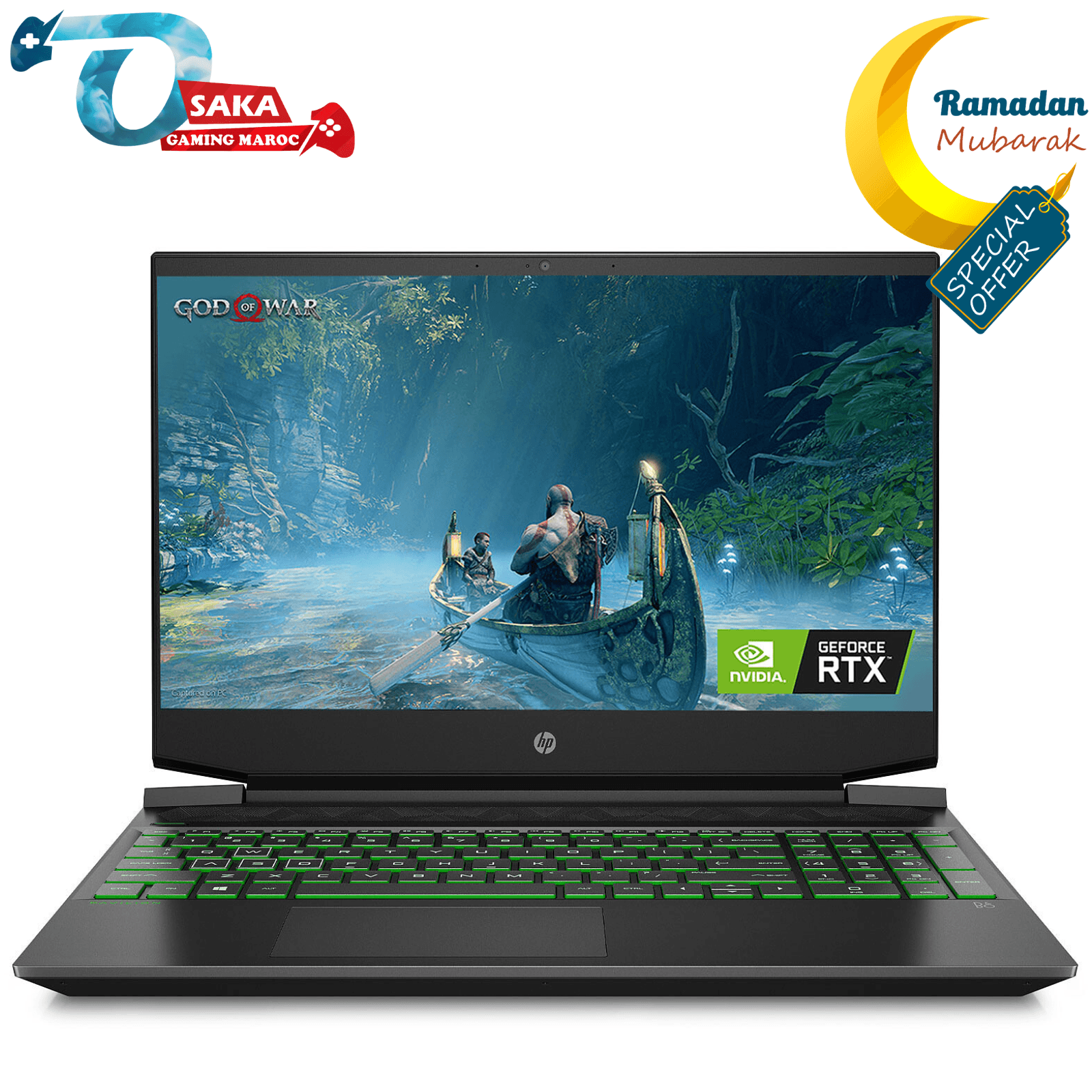 HP Pavilion Gaming 15 RYZEN 5 5600H/8GB/512GB/GTX1650/144HZ
