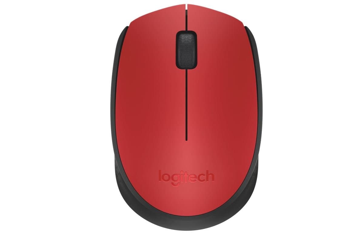 Logitech M171 Wireless Mouse - Red