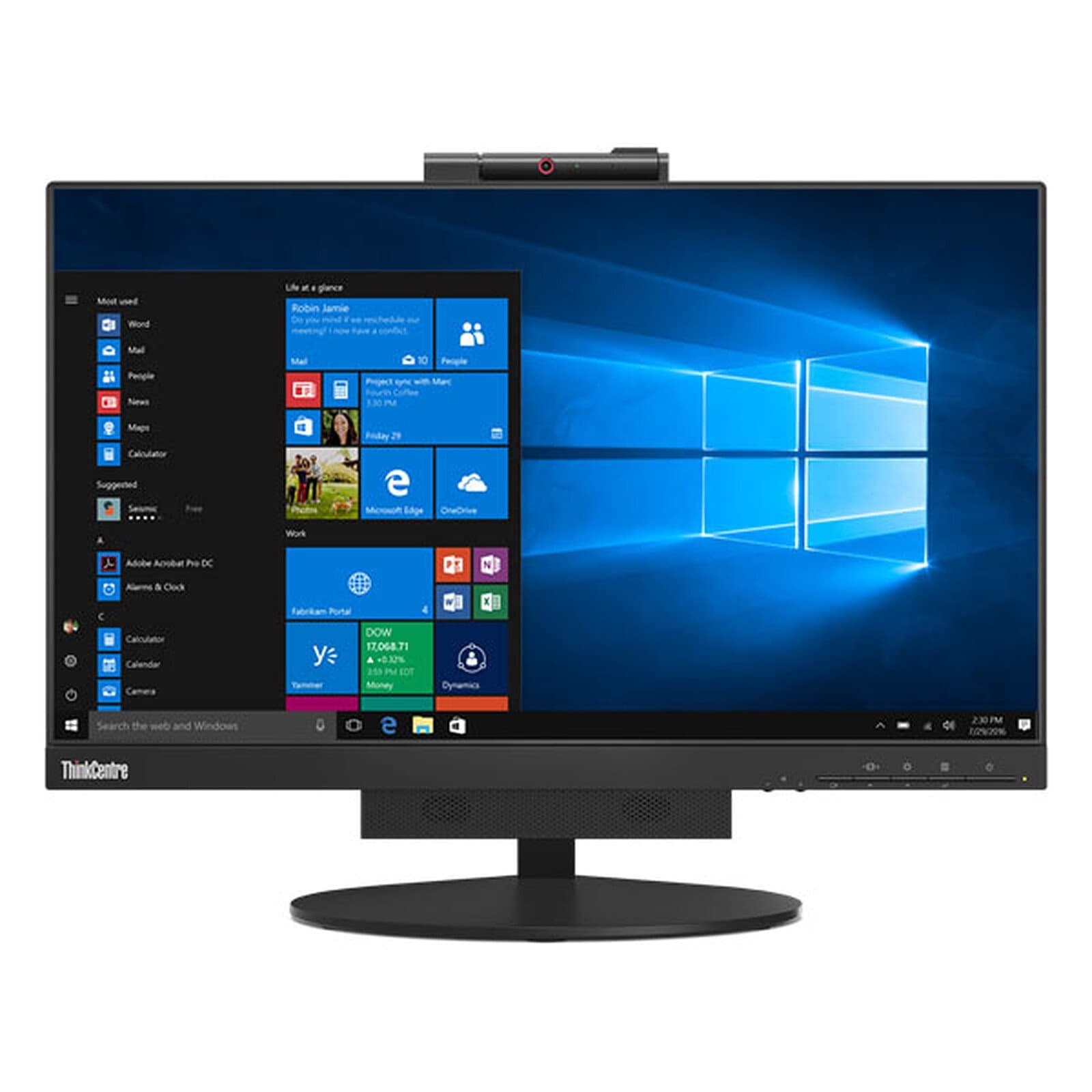 Lenovo ThinkCentre TIO22 Gen 3 All-in-One | A17TIO22 | Core i7-8700T | 16GB RAM | 256GB SSD (USED)