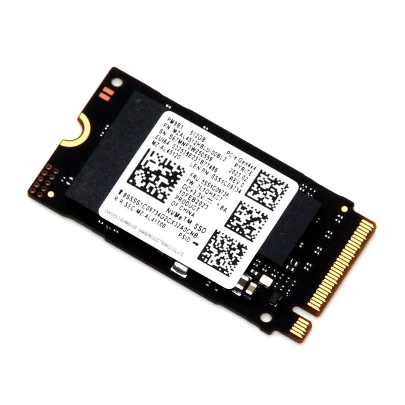 Samsung 512GB SSD NVMe Gen4×4 TRAY