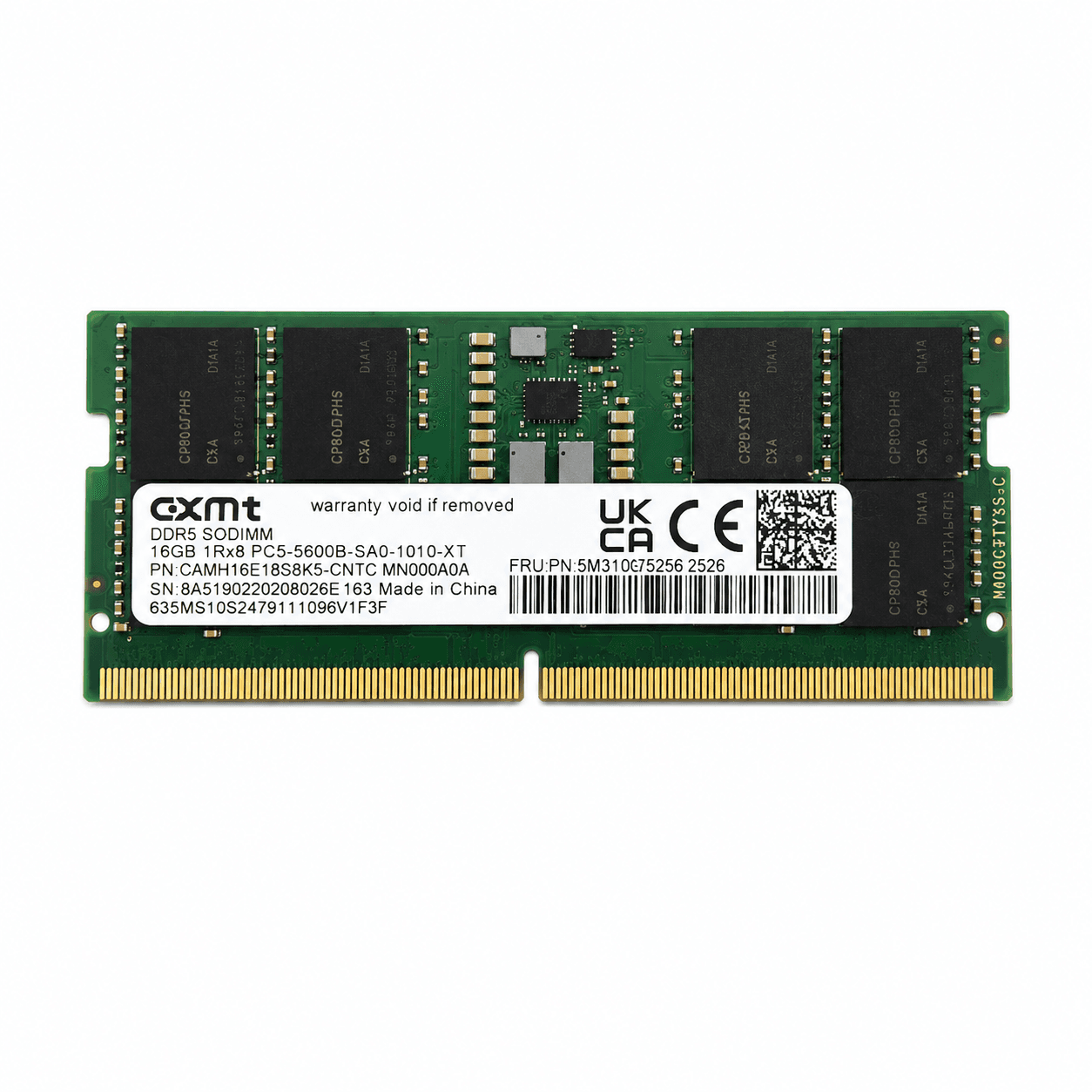 CXMT SODIMM 16GB DDR5 5600MHz (1×16GB)
