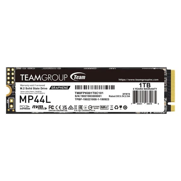TEAMGROUP MP44L Gen4x4 1TB SSD NVMe (Box)
