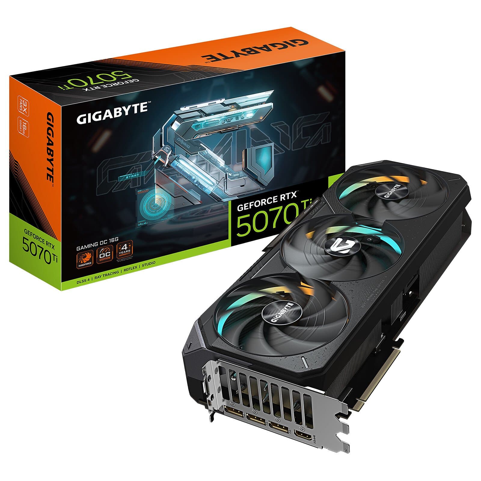 GIGABYTE RTX 5070 Ti GAMING OC 16GB | NVIDIA RTX 5070 Ti | 16GB GDDR6