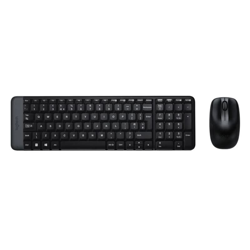 Logitech MK220 Combo Wireless | Clavier Sans Fil | Souris Sans Fil