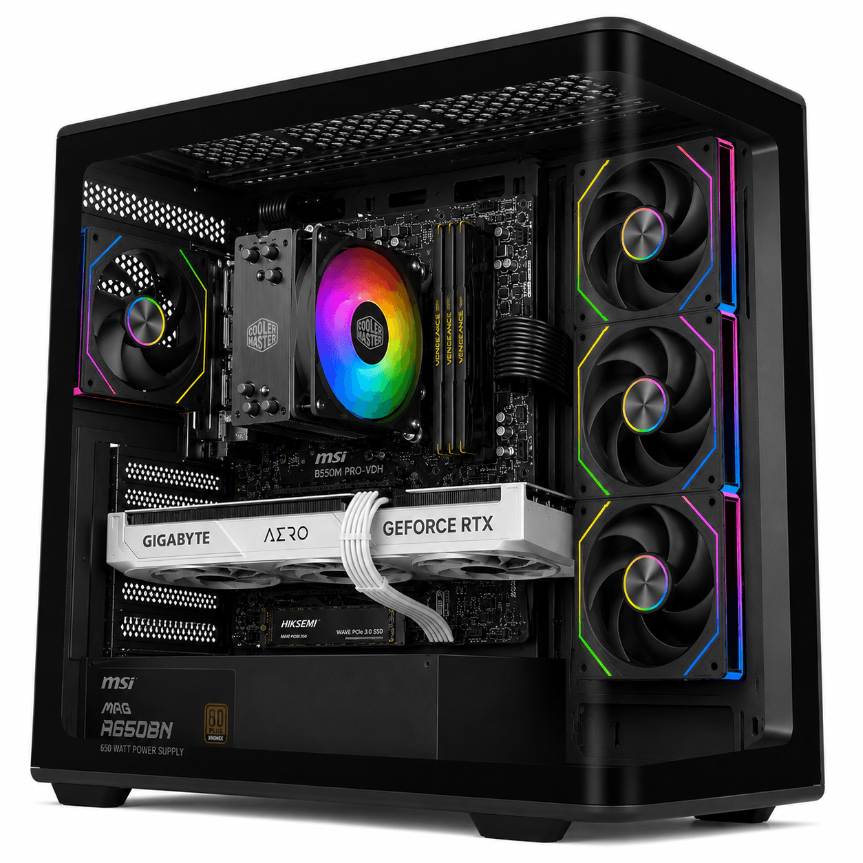 Gaming PC Ryzen 7 5700X | RTX 5060 Ti 16GB | 16GB DDR4 | 512GB NVMe