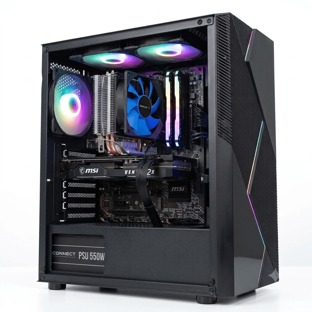 PC Gamer Ryzen 5 5500 | 16GB DDR4 3200MHz | 512GB NVMe | RTX 5050 8GB