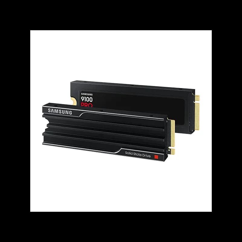 Samsung 9100 PRO 4TB PCIe Gen5 NVMe M.2 avec Heatsink (Tray)