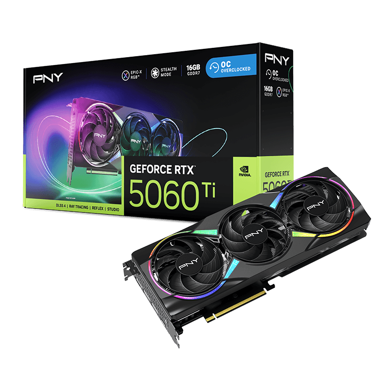 PNY GEFORCE RTX 5060 Ti 16GB OC | 16GB GDDR7