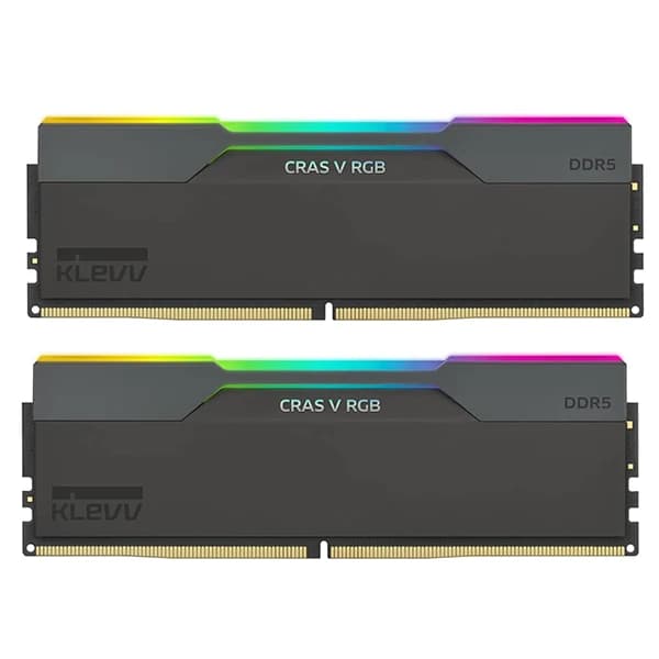 KLEVV CRAS V RGB | 32GB (16GB × 2) | DDR5 6000MT/s | CL30 | RGB | BLACK | BOX