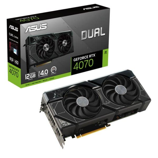 ASUS DUAL GEFORCE RTX 4070 EVO OC EDITION | 12GB GDDR6X