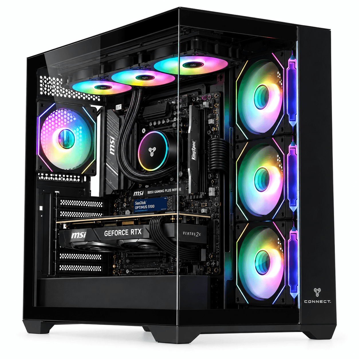 PC GAMING RYZEN 7 7800X3D | RTX 5070 12GB | 16GB DDR5 6400MHz | 1TB NVMe Gen 4