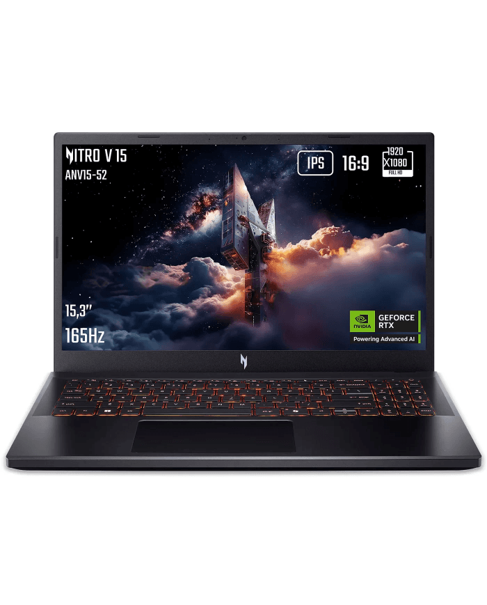 ACER NITRO ANV15-52 | Core i9-13900H | RTX 5060 8GB | 32GB DDR5 3200MHz | 1TB NVMe | FHD 165Hz