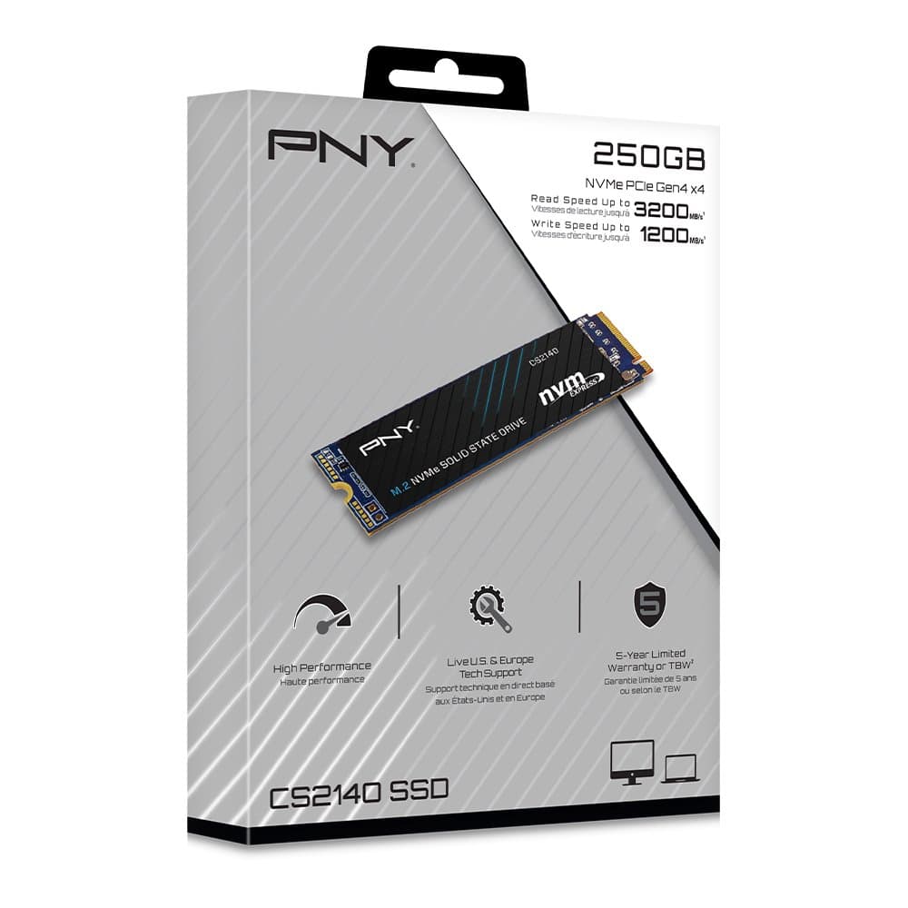 PNY CS2140 | 1TB NVMe PCIe 4.0 x4 | M.2 2280