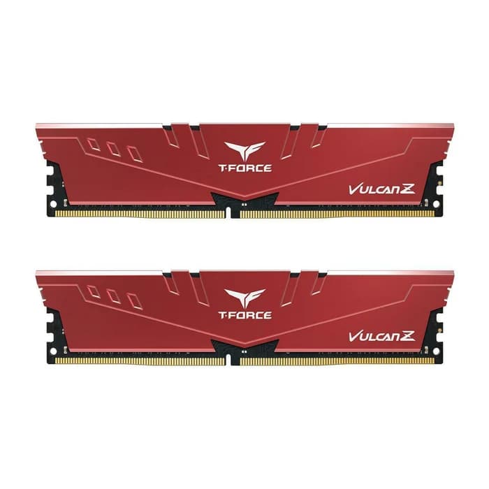 TEAMGROUP T-FORCE VULCAN Z RED | 32GB (2×16GB) DDR4 2666MHz CL18 | UDIMM