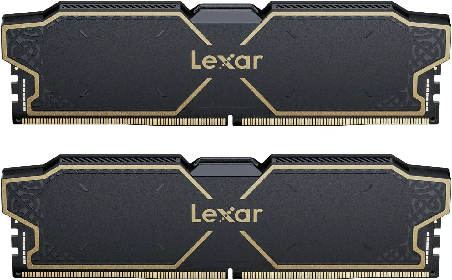 Lexar THOR OC 32GB (2x16GB) DDR5 6000MHz CL36 Black | Intel XMP 3.0 & AMD EXPO | Low Profile | NEUF