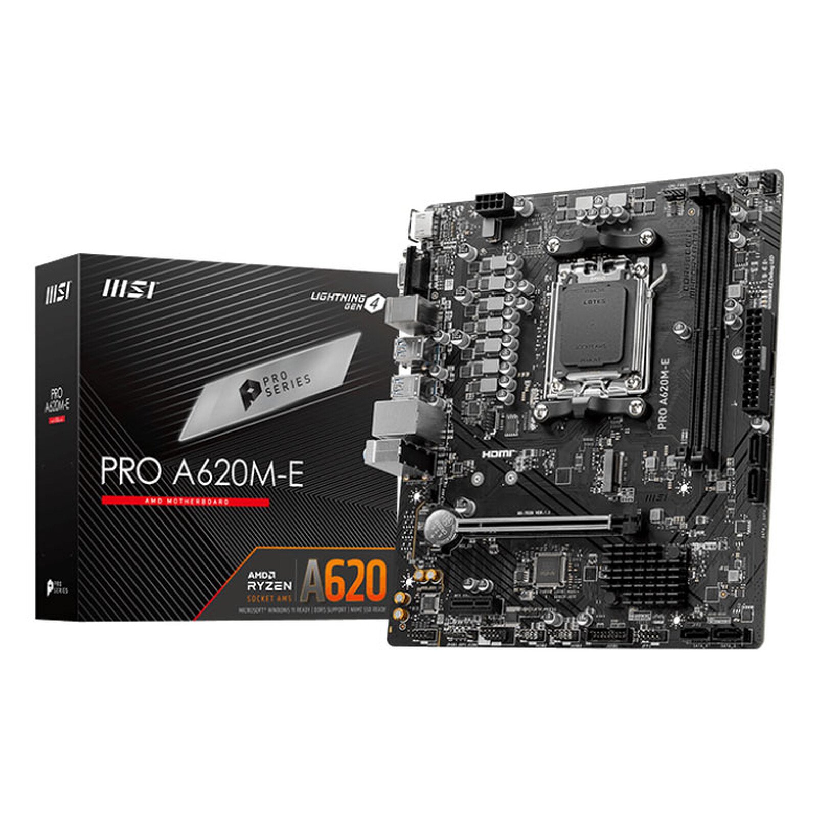 MSI PRO A620M-E - Carte mère AMD AM5 - Osaka PC Gamer - Maroc