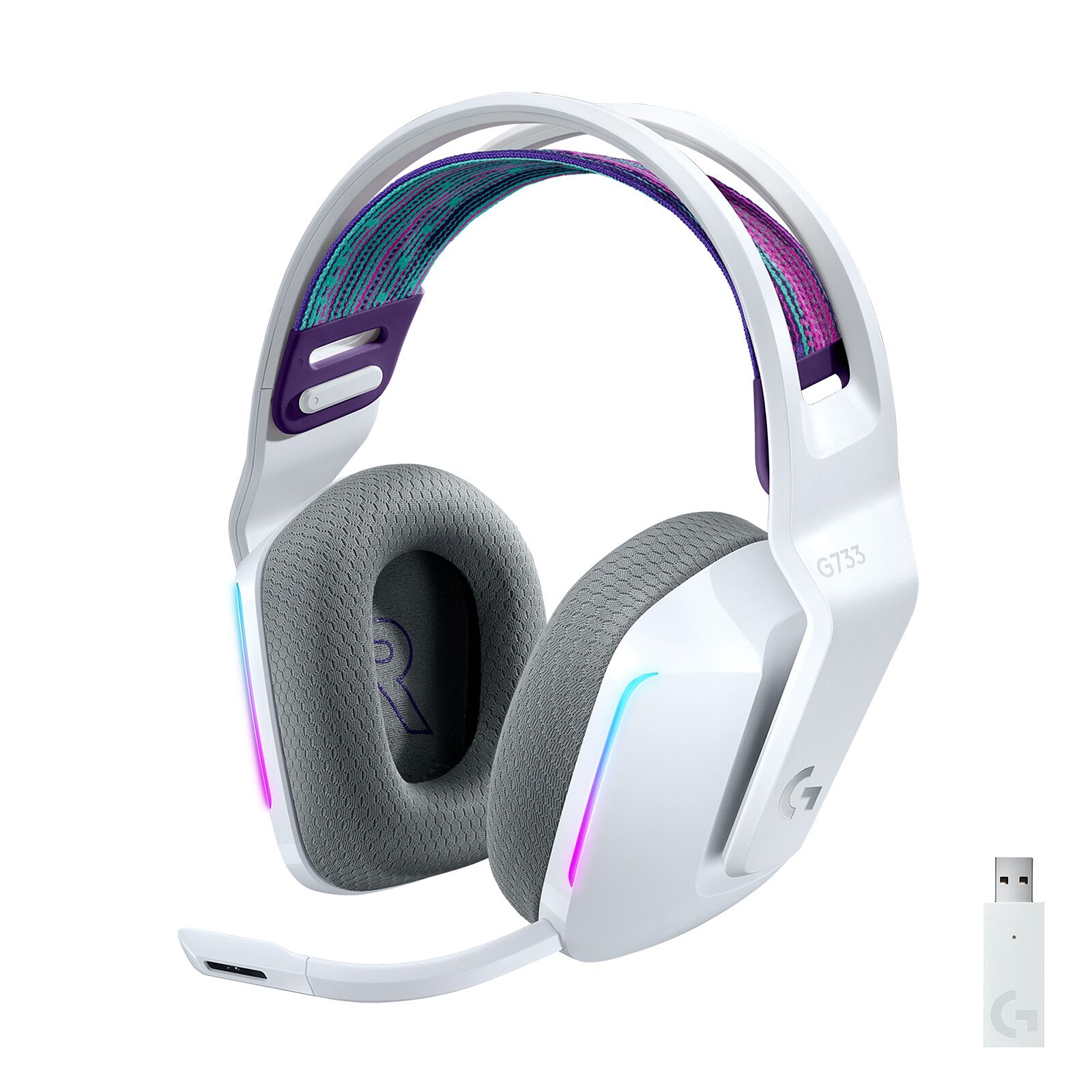 LOGITECH G733 Casque sans fil LIGHTSPEED - BLANC - MAROC - PRIX