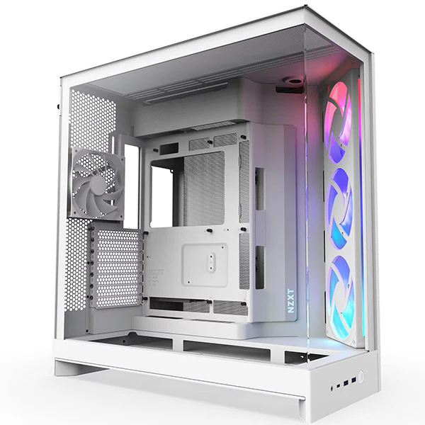 NZXT H9 Flow RGB (2025) Blanc