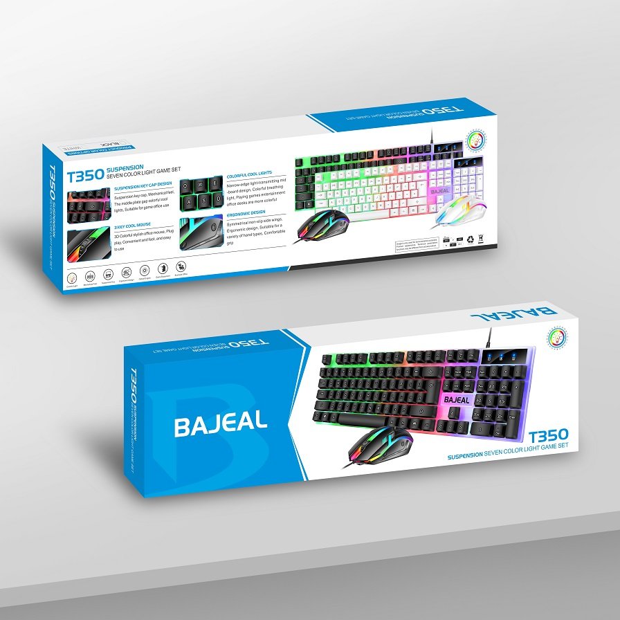pack clavier souris RGB noir