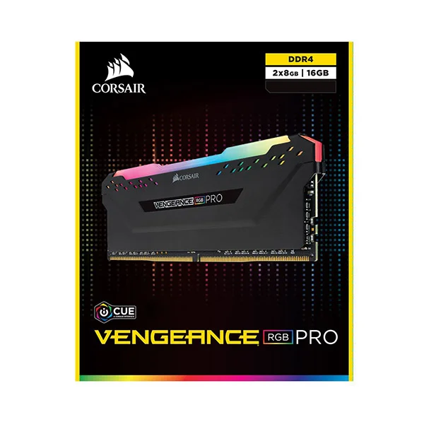 CORSAIR VENGEANCE DDR4 RGB 3600MHz 16GB (1x16GB) CL18
