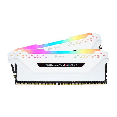 CORSAIR DDR4 RGB 3200MHz 16GB (1x16GB) CL16 WHITE