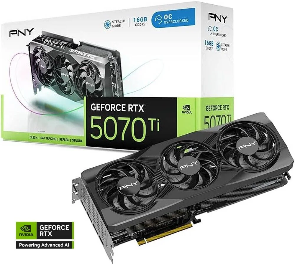 PNY GeForce RTX 5070 TI 16 GB (X3)